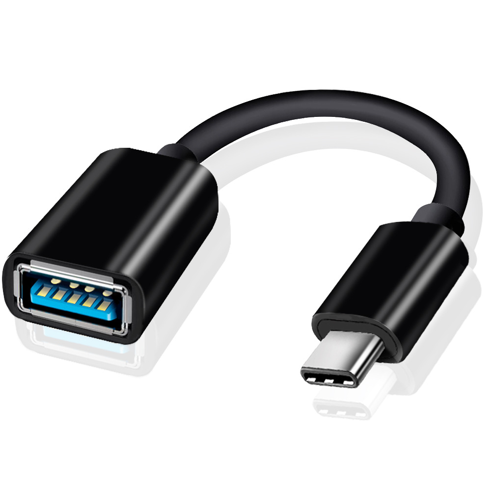 Cáp chuyển đổi dữ liệu từ cổng type C sang USB OTG (dài)