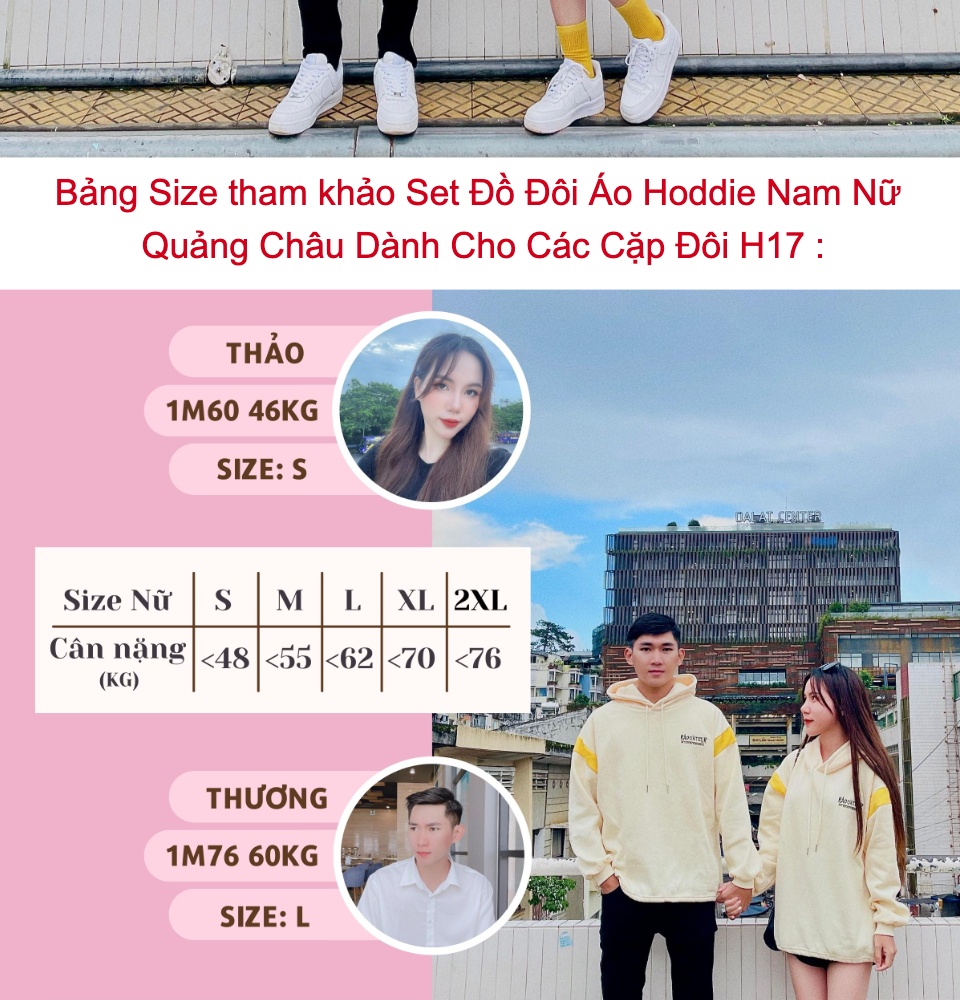 Áo Đôi Hoodie Mùa Đông Nam Nữ Form Rộng Hàn Quốc Màu Be Chữ Thêu Quảng Châu  Cao Cấp Happylove, Áo Hoddie Cặp Đôi Đẹp H17 | Lazada.Vn