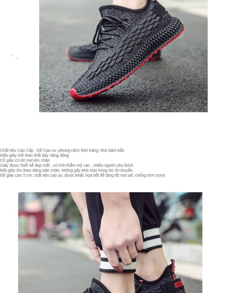 Giày Thể Thao Nam BAZAS NB86BG Màu Đen Xám 4