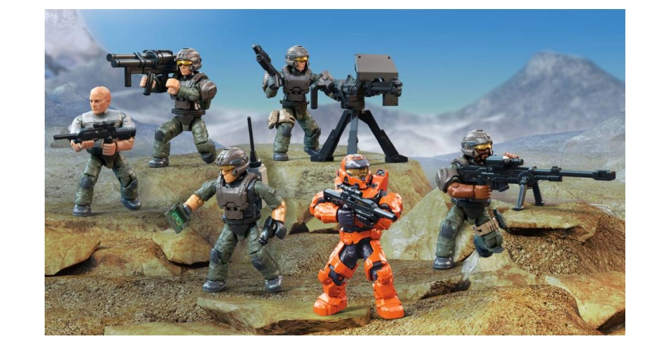 Mega Construx Halo UNSC Marine Platoon Pack Construction Set