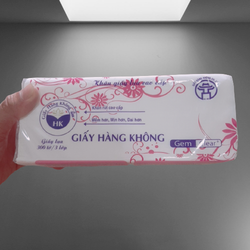 Giấy Lụa Hàng Không 3 Lớp 300 Tờ /Bịch