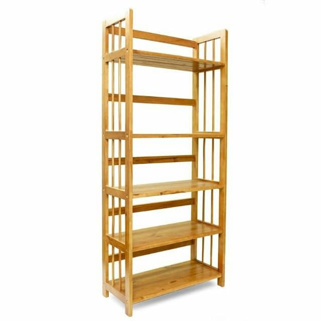 KỆ SÁCH GỖ 64CM 5 TẦNG