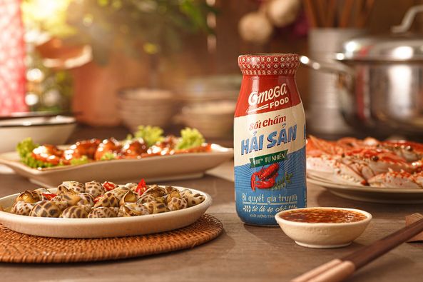 Sốt Chấm Hải Sản Chấm Đồ Nướng Ăn Lẩu Muối Ớt Chanh Omega Food 320gam