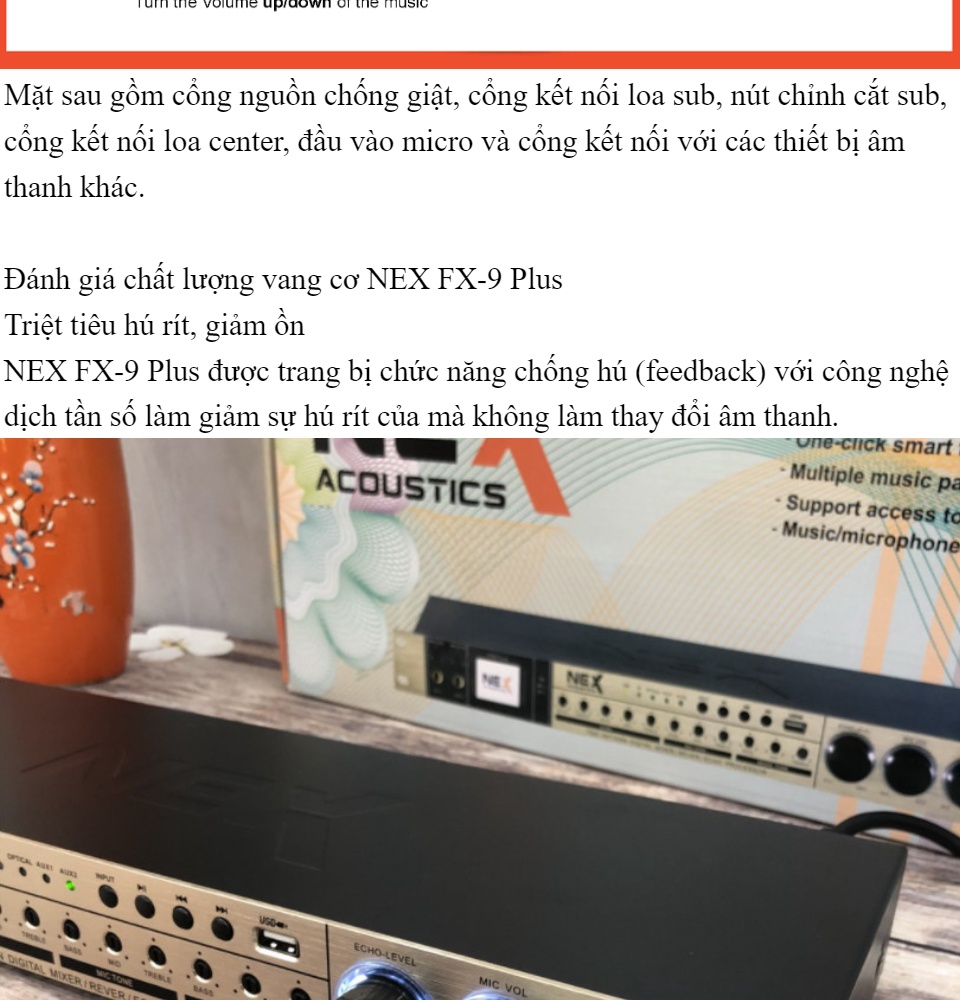 Vang cơ Bluetooth Vang cơ bãi Vang cơ karaoke giá rẻ cao cấp - Vang