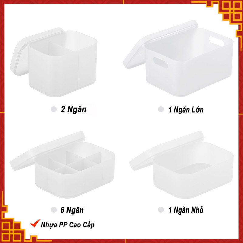 Kệ Đựng Mỹ Phẩm, Hộp son môi Mini Để Bàn Jiashi Kệ Đựng Đồ Nhựa PP 2 màu Full Size Tiện Dụng