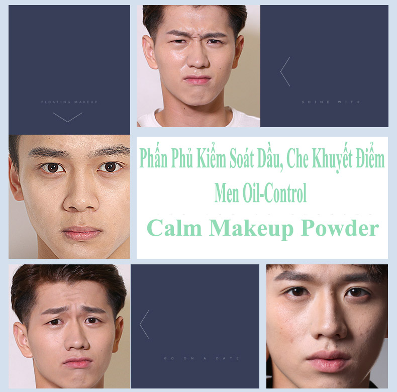 Phấn Phủ BB Cream Makeup Kiểm Soát Dầu Kết Hợp Che Khuyết Điểm Blueman 10g Cao Cấp