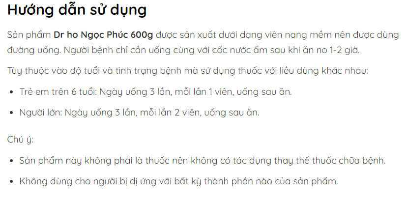 Dr ho Ngọc Phúc - Lọ 600gr - Giúp bổ phế, giảm ho, tiêu đờm. Hỗ trợ giảm triệu chứng đau rát họng, khản tiếng do ho kéo dài - Ecopharmalife