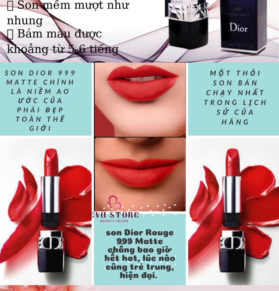 Review Son Kem Dior 999 Rouge Ultra Care Liquid  websosanhvn