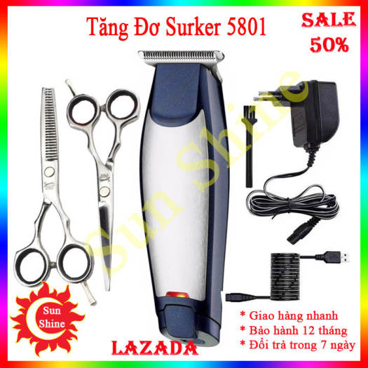 Tông đơ chấn viền Surker 5801  Tông Đơ Cạo Viền SURKER SK-5801 | Đồ nghề tóc Tông đơ chấn viền SURKER SK-5801/Tăng đơ cắt tóc/Máy   Tông đơ chấn viền Surker 5801 - bấm viền - vẽ tato   Tông đơ bấm viền Surker 5801- chất