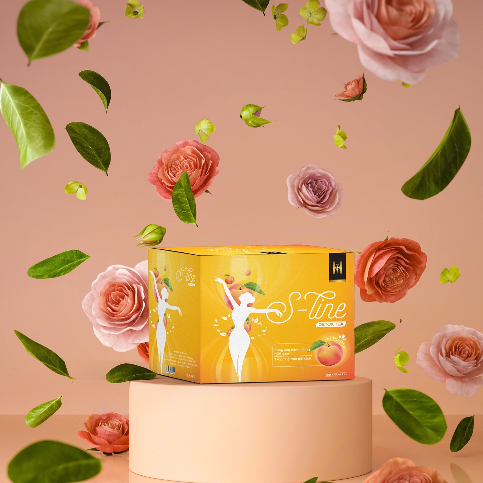 Trà đào giảm cân SLINE