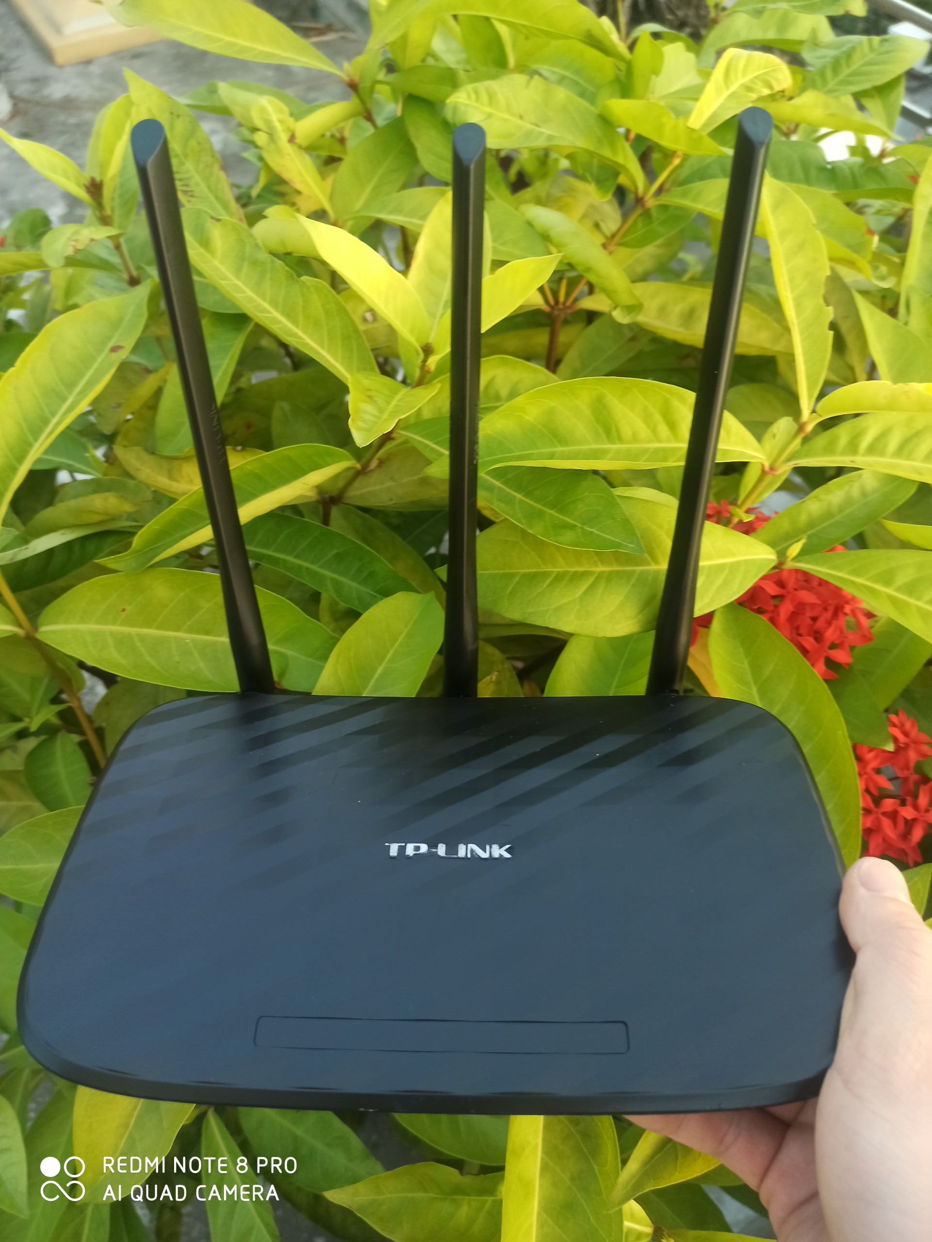 Bộ Phát WiFi 3 râu TPlink 880N Sóng Xuyên Tường, modem wifi cục phát ...