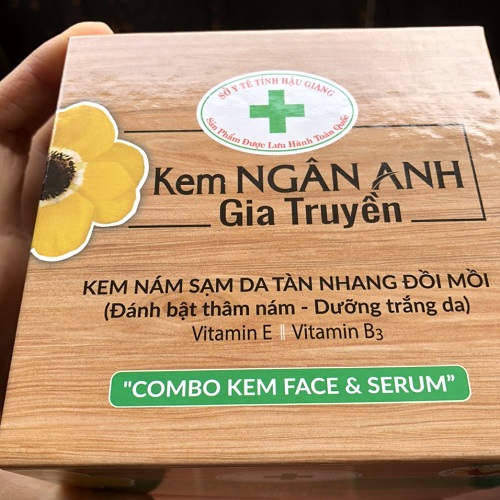 KEM DƯỠNG TRẮNG DA NGĂN NGỪA NÁM NGÂN ANH GIA TRUYỀN VIP TẶNG SERUM