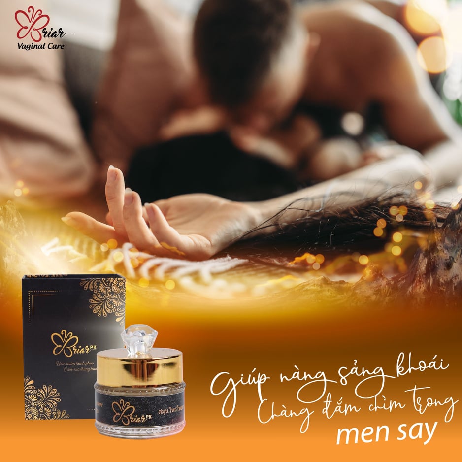 Viên Đặt Thảo Mộc Tầm Xuân Briar PK Giúp Se Khít Vùng Kín, Làm Sạch Vùng Kín, Hỗ Trợ Khử Thâm(che tên nhạy cảm)