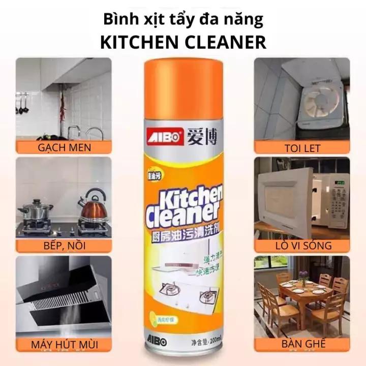 Chai Xịt Tẩy Rủa Nhà Bếp Thai Lan Đa Năng Kitchen Cleaner Thái Lan 500ml , Nước Tẩy Rửa Nhà Bếp Đa Năng Siêu Sạch , Chai Xịt Tẩy Rửa Nhà Bếp, Nhà Tắm - Chai Xịt vệ Sinh Đa Năng Bảo Vệ Da Tay
