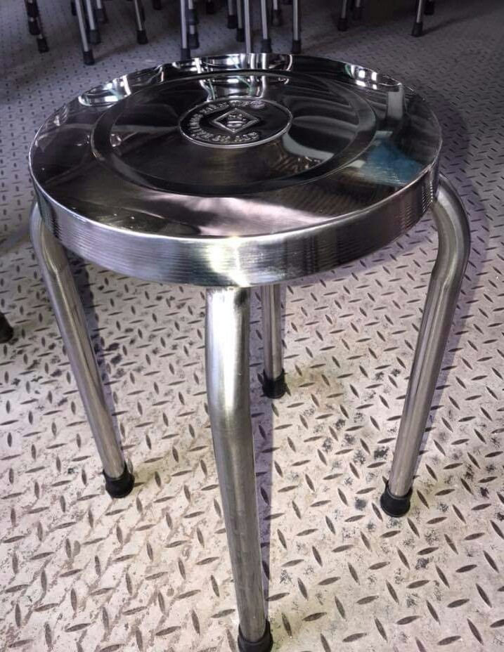 GHẾ INOX  CAO 50CM