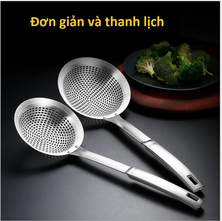 VỢT INOX 304 SÂU LÒNG DÙNG VỚT MÌNUIRAU CỦ QUẢ...TIỆN LỢI -DỤNG CỤ NHÀ BẾP-DỤNG CỤ VỚT MÌ