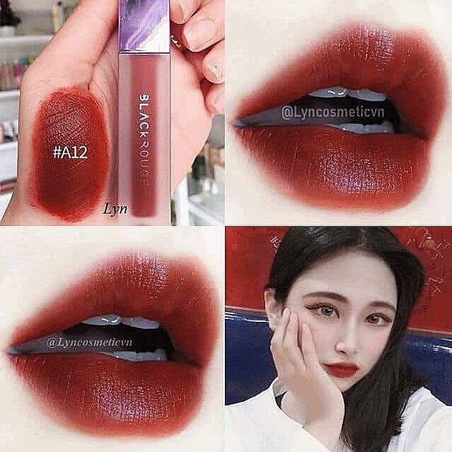 SON KEM BLACK ROUGE A12 ĐỎ NÂU