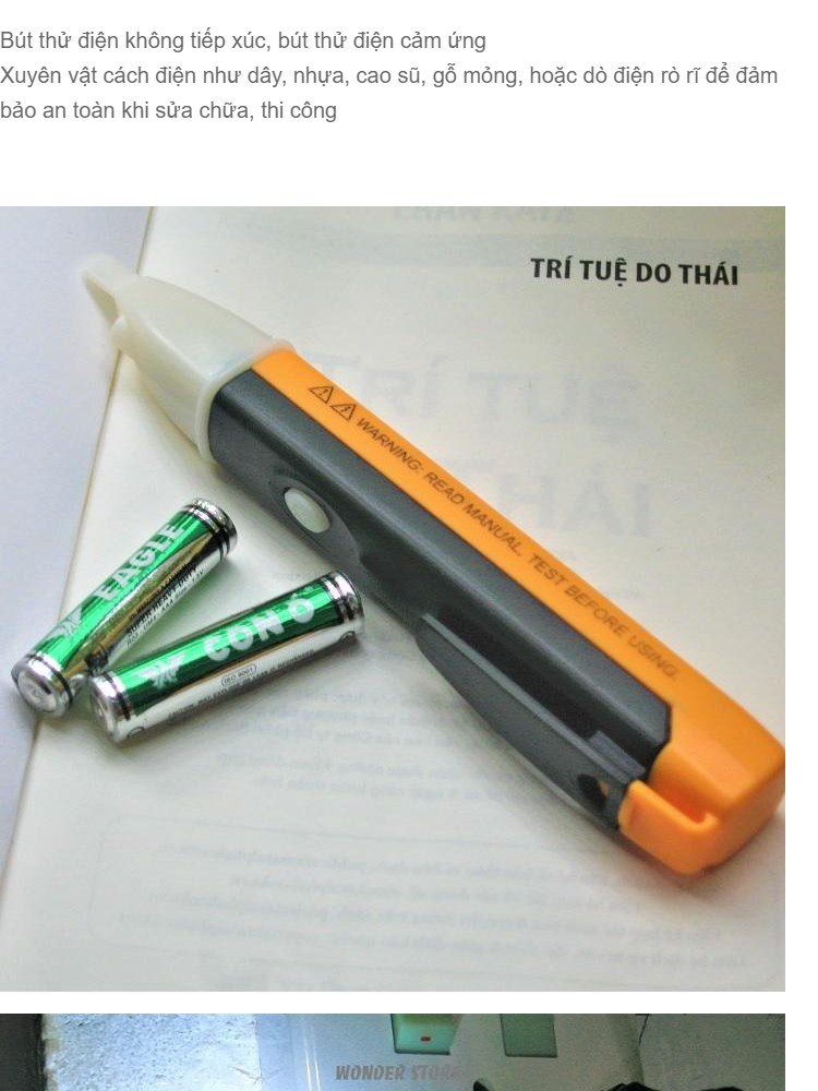 Bút thử điện cảm ứng không tiếp xúc
