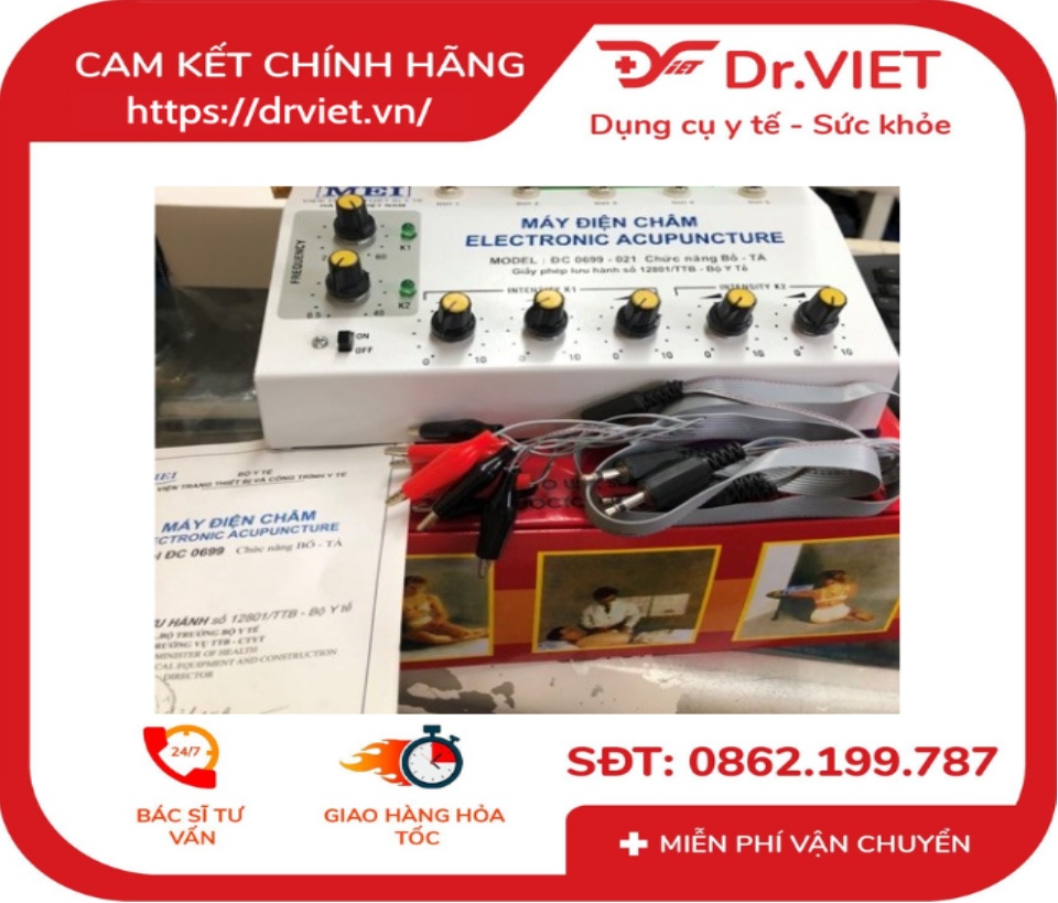 Máy điện châm 5 giắc - Hộp Vàng ĐC0699 được sản xuất đảm bảo các chỉ tiêu kĩ thuật y tế lâm sàng, an toàn và thuận lợi 66 Máy điện châm 5 giắc - Hộp Vàng ĐC0699 được sản xuất đảm bảo các chỉ tiêu kĩ thuật y tế lâm sàng, an toàn và thuận lợi