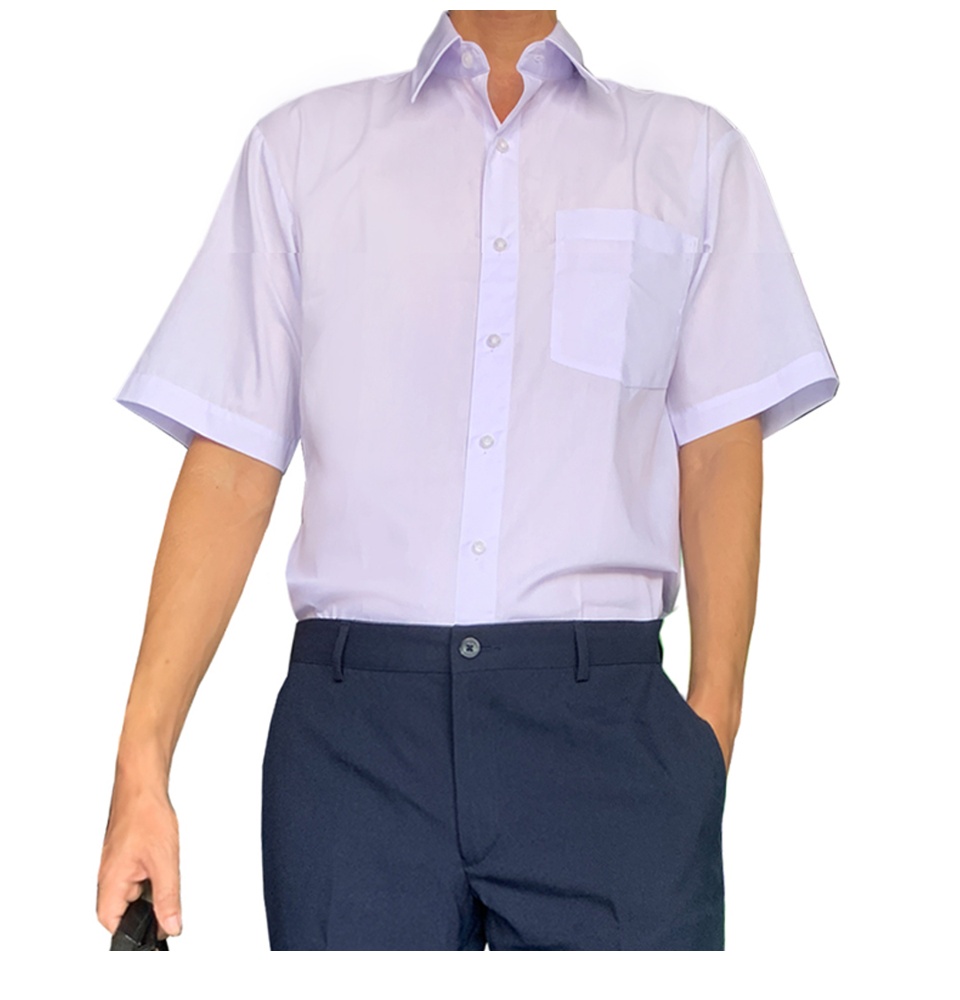 Áo sơ mi học sinh nam cấp 2 - 3 Viettien