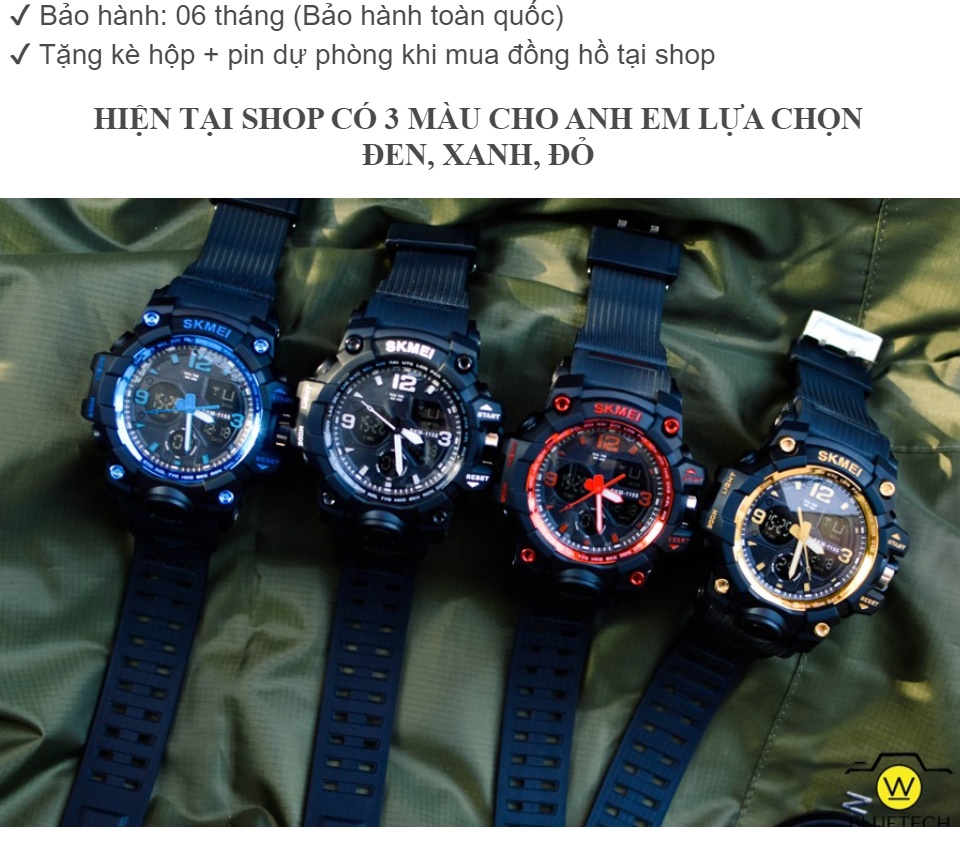 Đồng hồ nam Skmei 1155B điện tử thể thao đa chức năng siêu bền chống nước-365.store 2