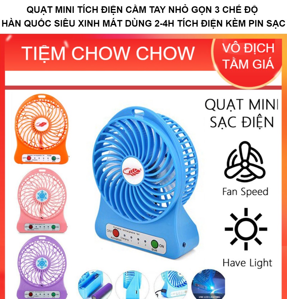 TOP 8 mẫu quạt mini để bàn làm việc cực rẻ cho ngày hè mát mẻ -  Thegioididong.com