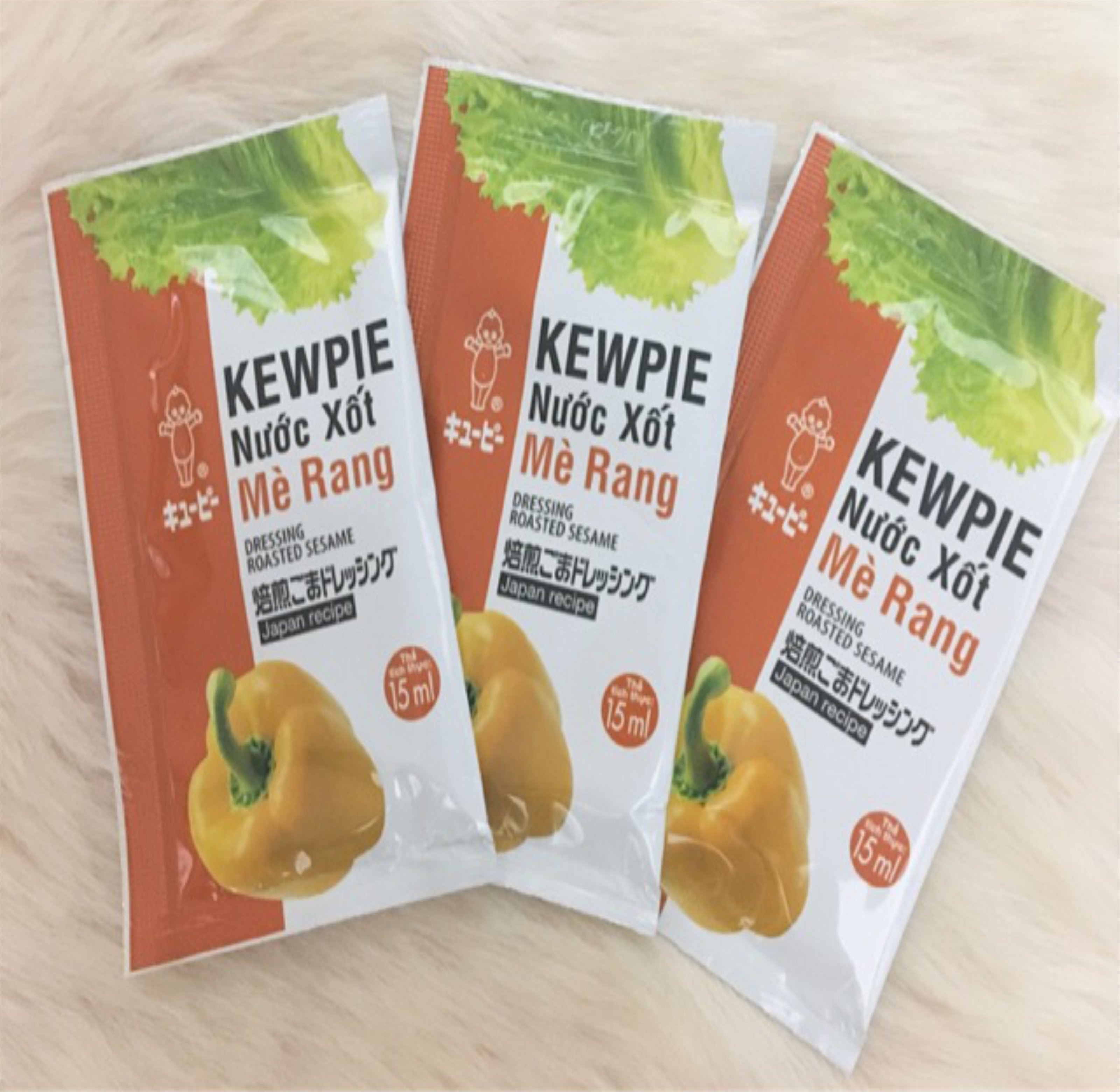 Nước sốt mè rang Kewpie 15ml PumBa Food