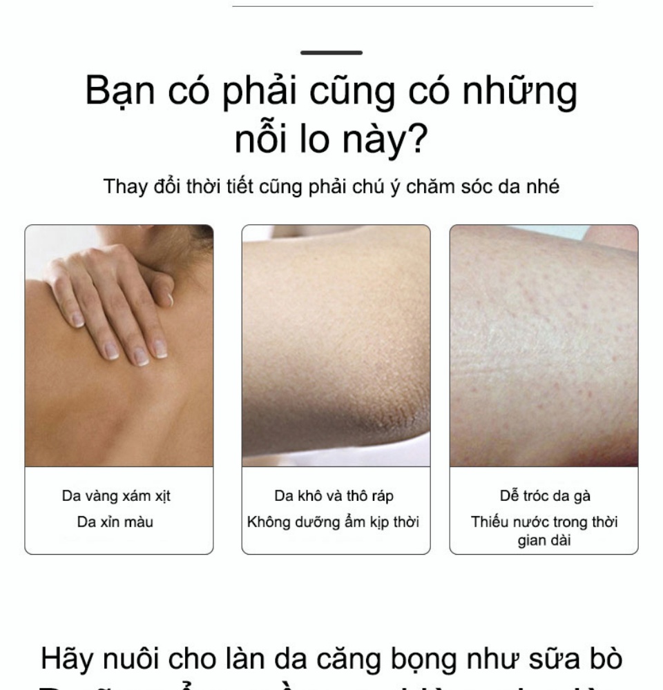 Sữa tắm sữa bò dưỡng ẩm làm sạch sâu làm trắng da nhanh trẻ hóa ...