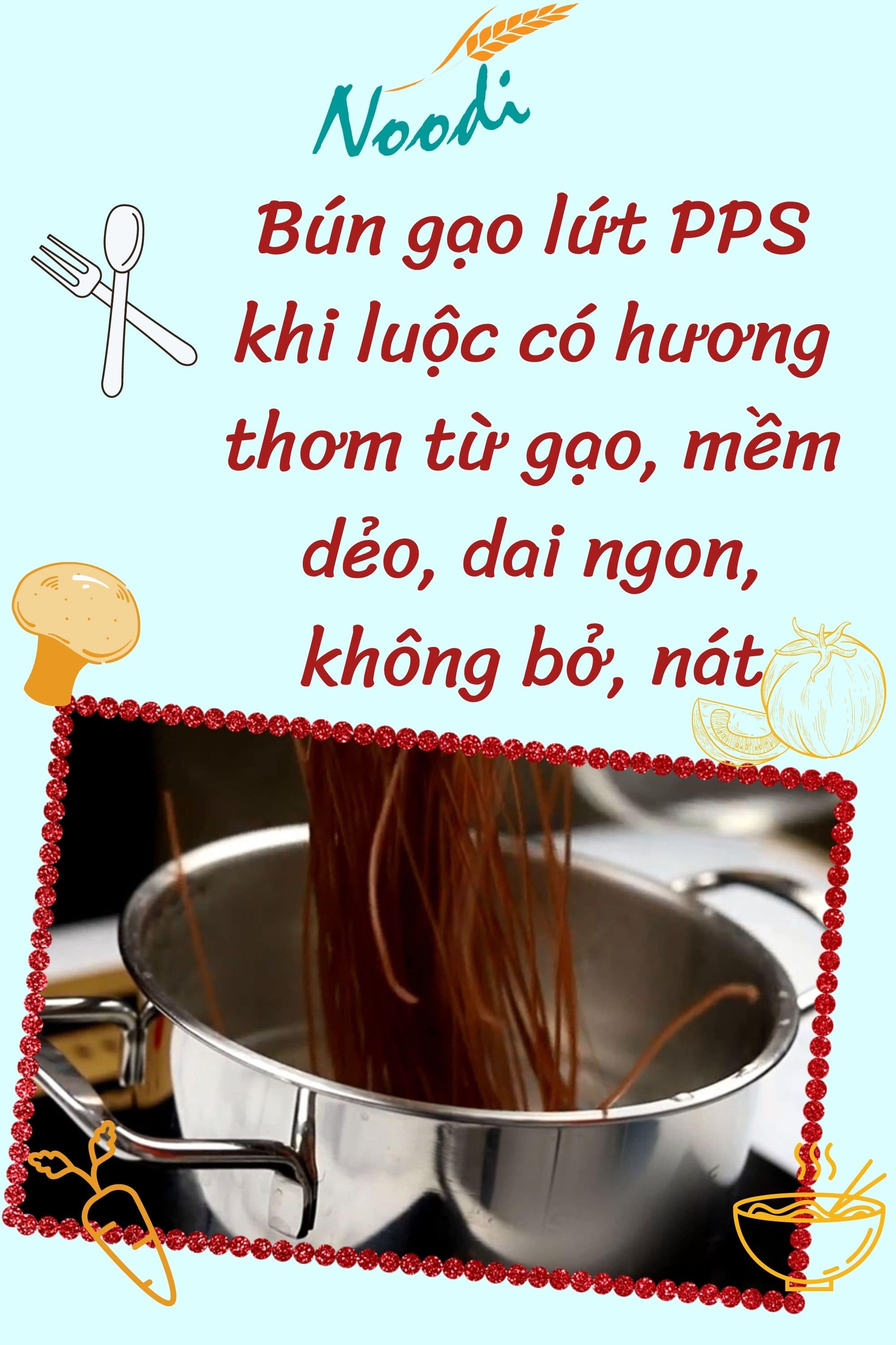 Combo bún phở PPS siêu ngon, siêu tiết kiệm (Bún PPS 500g, Phở PPS 500g, Bún gạo lứt PPS 300g)[Noodi]tiện lợi một click là mua trọn combo bún healthy cho gia đình mình