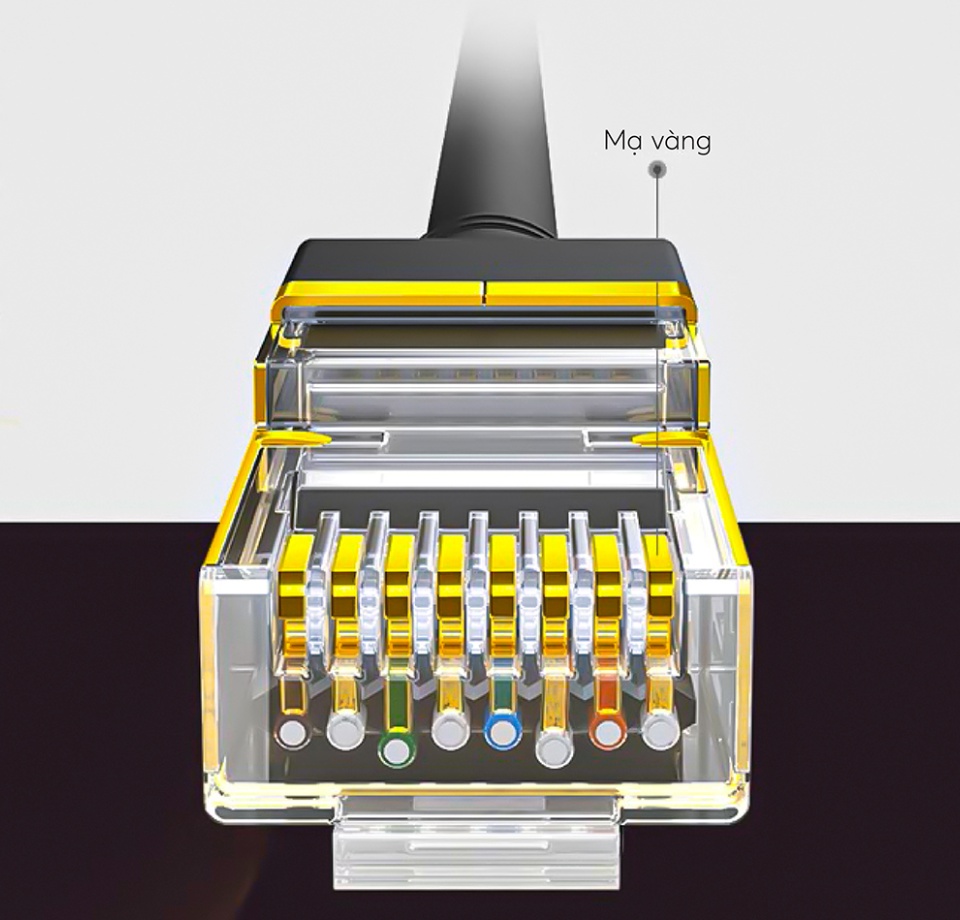 Cáp mạng 2 đầu đúc bọc hợp kim Cat7 STP, dạng dây tròn dài từ 0.5-25M UGREEN NW107 Cáp mạng 2 đầu đúc bọc hợp kim Cat7 STP, dạng dây tròn dài từ 0.5-25M UGREEN NW107