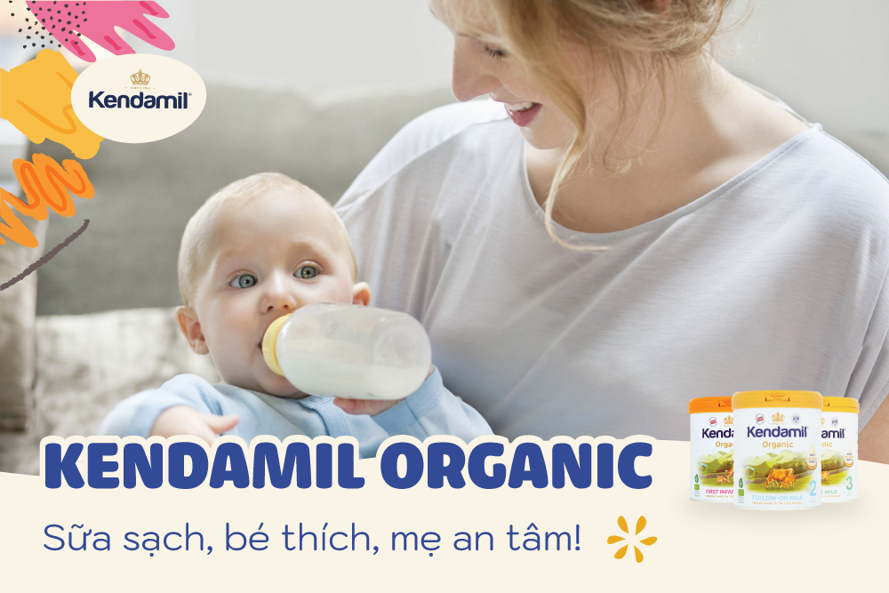 Sữa Kendamil Organic số 1 800g Công Thức Mới +HMO