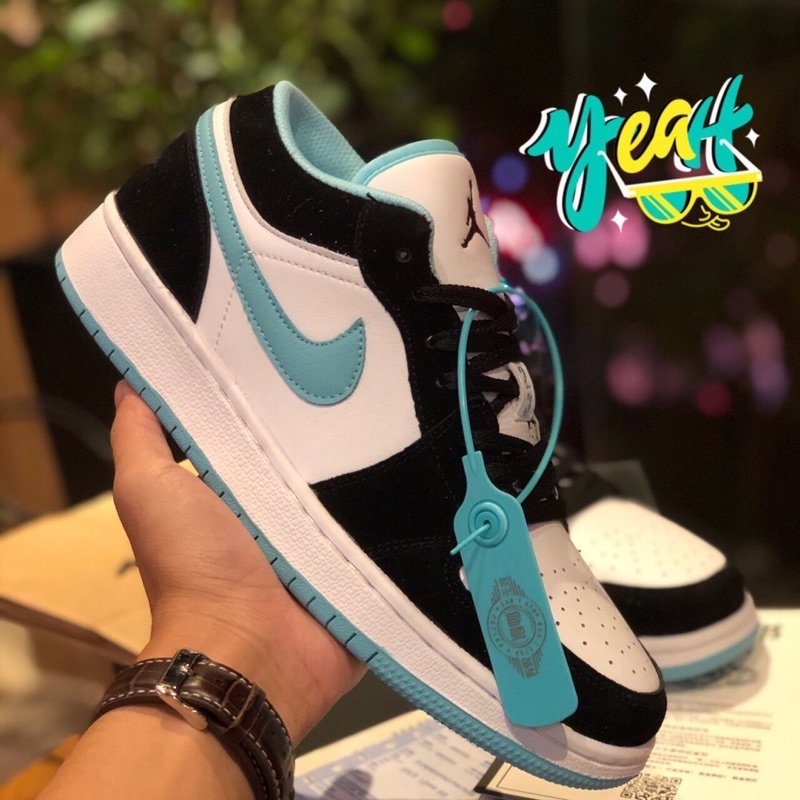 Giày Nike Air Jordan 1 Low Island Green Xanh Ngọc Bích Bản 1.1 Full Size Nam Nữ