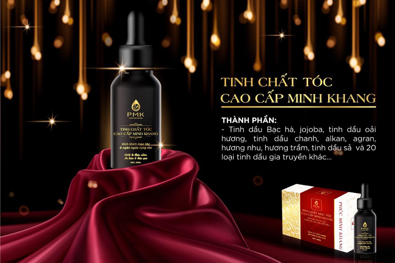 Tinh Chất Tóc Cao cấp Minh Khang - Kích Thích Mọc Tóc & Ngăn Ngừa Rụng Tóc Cực Kì Hiệu Quả [DTM]