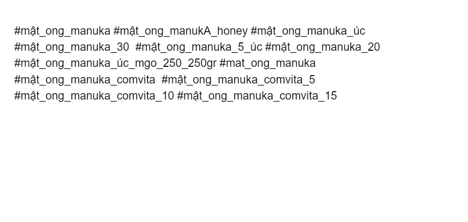 ✅ Mật Ong Manuka ComVita UMF 10+ 500g Mật Ong Manuka New Zealand