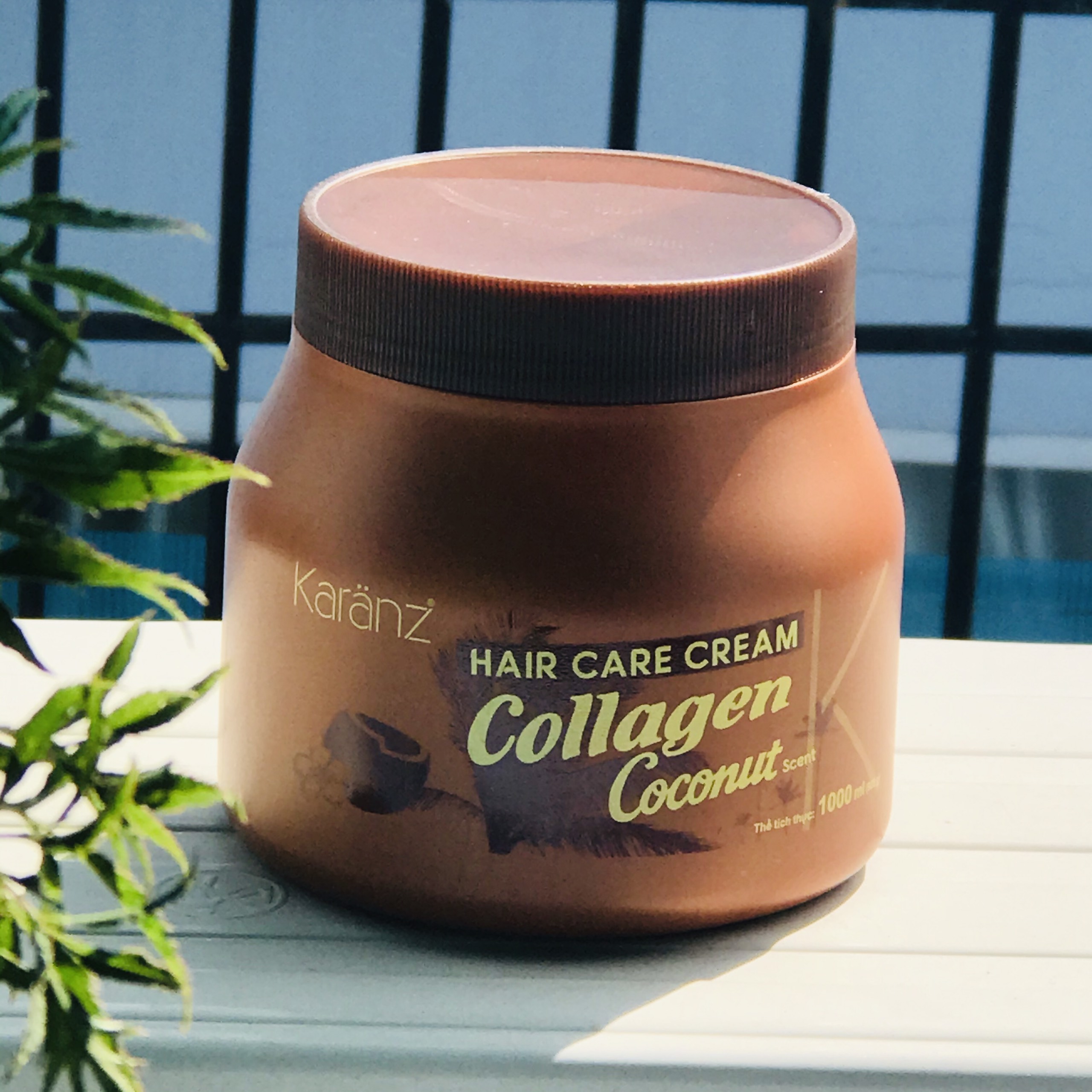 Hấp dầu dưỡng tóc mềm mượt hương dừa Collagen Coconut Karanz 1000ml