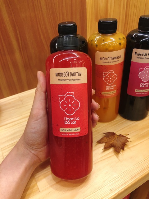 Nước cốt dâu tây đà lạt, nước cốt dâu tây ngon lạ, nước cốt dâu BS20