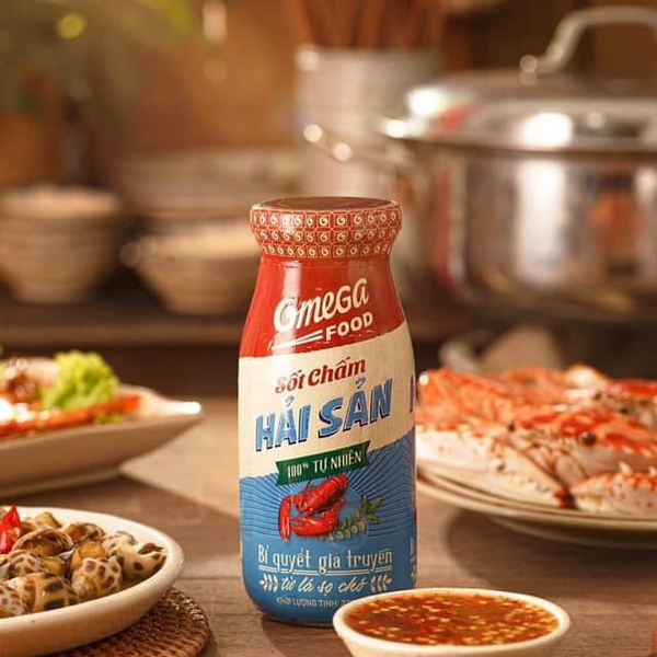 Sốt Chấm Hải Sản Chấm Đồ Nướng Ăn Lẩu Muối Ớt Chanh Omega Food 320gam
