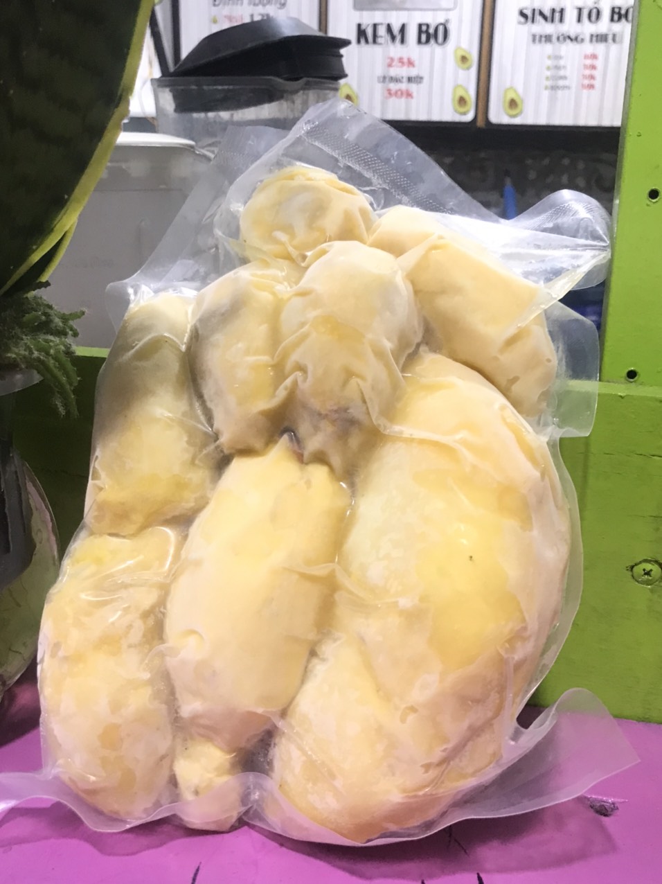 Sầu riêng nguyên múi dona ( sầu riêng thái ) đông lạnh làm bánh -10kg - Trái Cây Cười -( chỉ áp dụng giao hàng hỏa tốc )