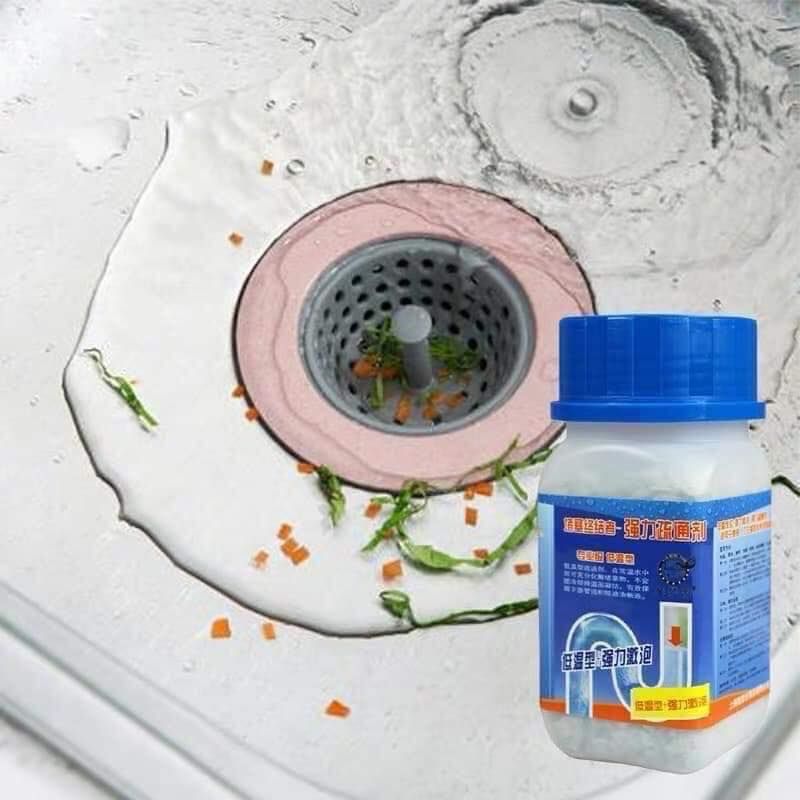 Bột Thông Cống - La Bô - Thông Bồn Cầu Cực Mạnh Đa Năng - Bột Chống Tắc Nghẽn - Bảo Dưỡng Các Đường Ống Nước