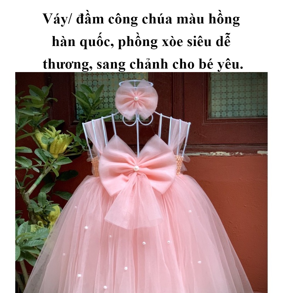 váy công chúa màu hồng cho bé | Bé Cưng Shop