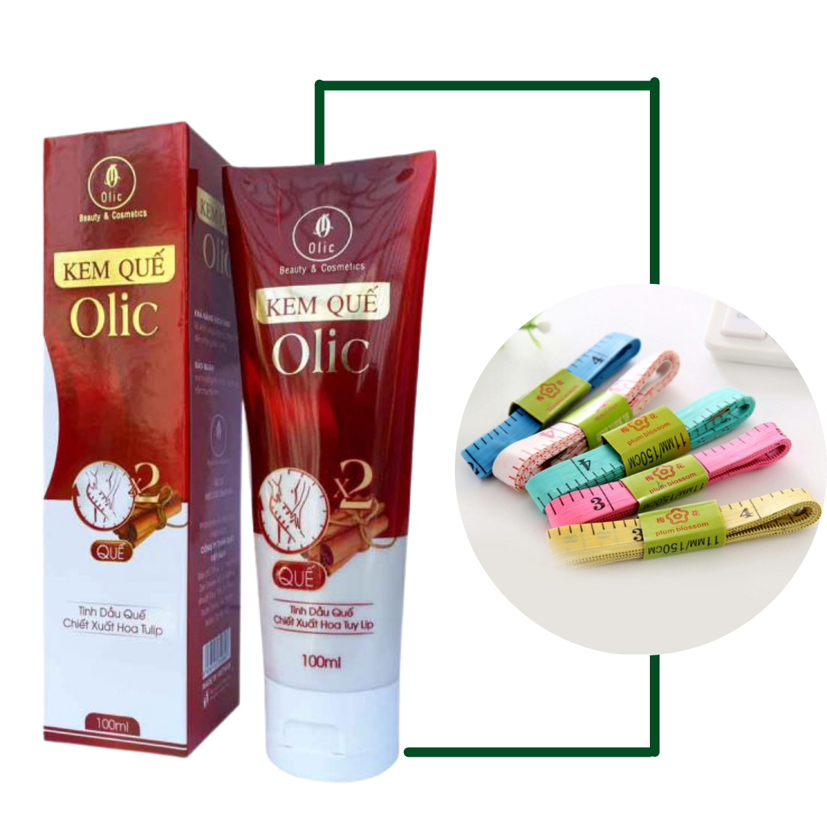 Combo 10 chai Kem tan mỡ bụng, Gel tan mỡ bụng Quế Olic - 4 Girls