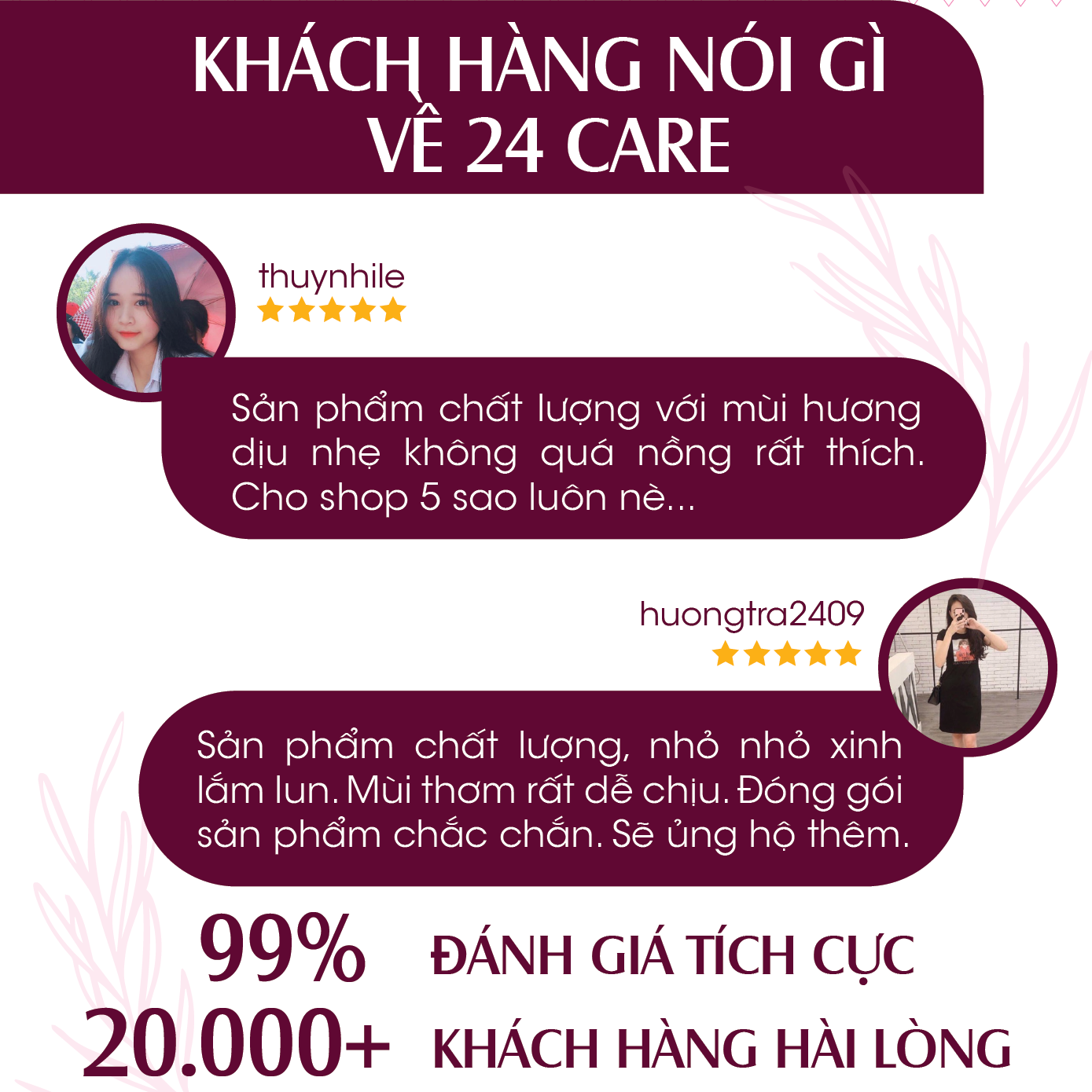 Tinh dầu thiên nhiên Hoa Anh Đào 24Care 10ml/100ml - xông phòng, chăm sóc tóc và da
