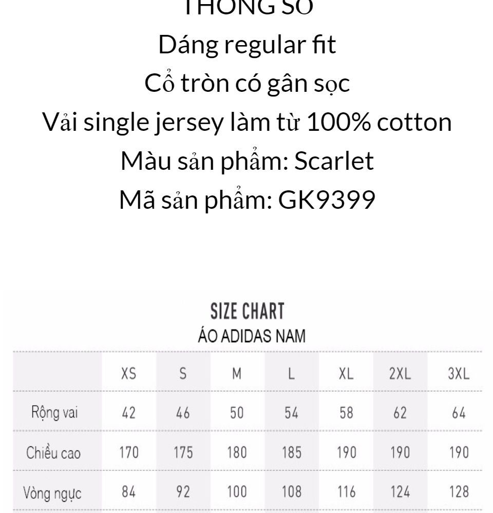 Áo phông thể thao nam Adidas - GK9399 | Lazada.vn