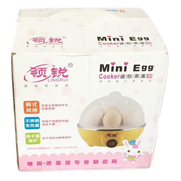 Máy luộc trứng và hấp thực phẩm Mini Egg - 2 tầng 1