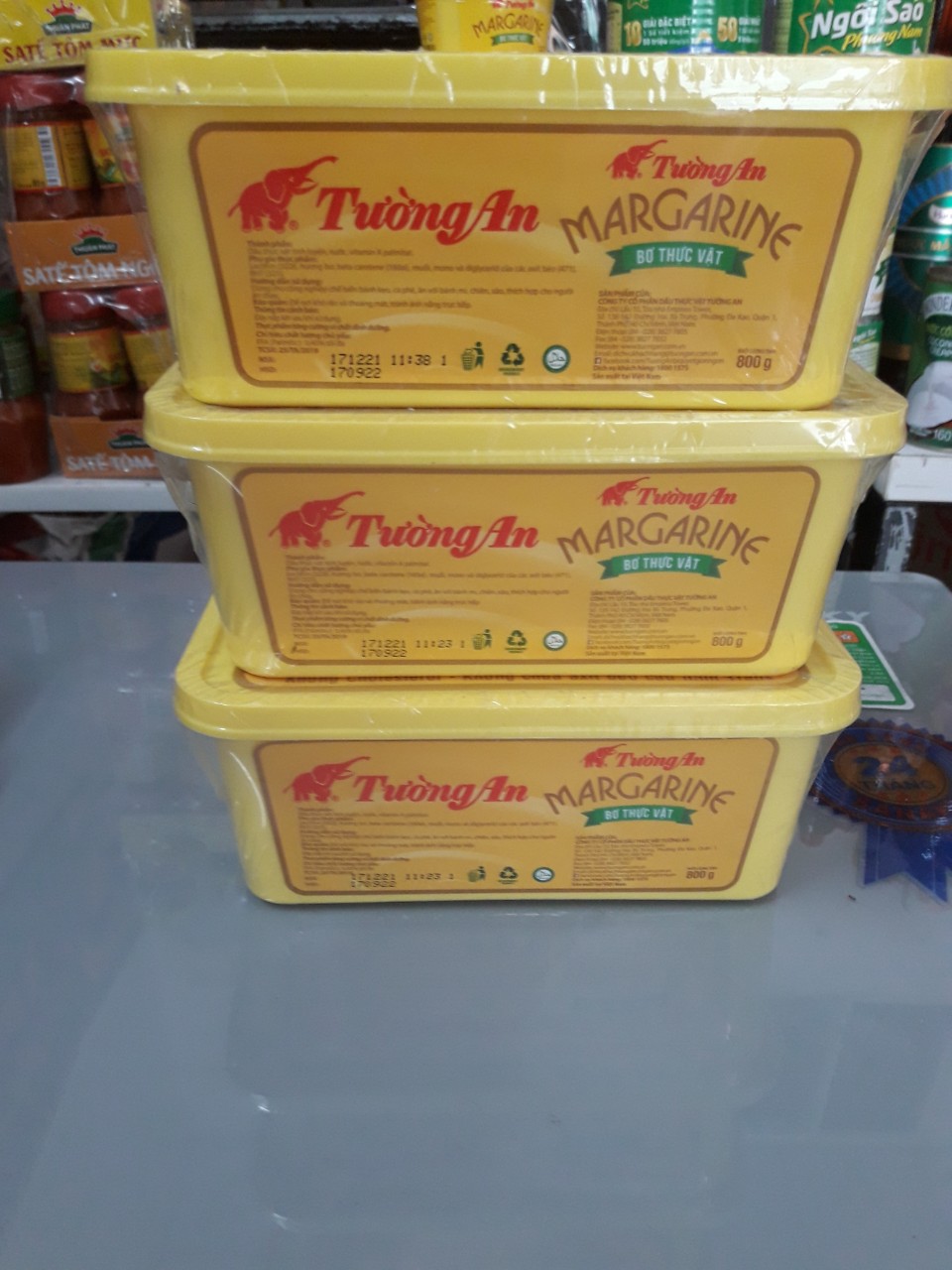 Bơ Thực Vật Tường An Margarine Hộp 800g Bách Hóa Phuong Dung 24h