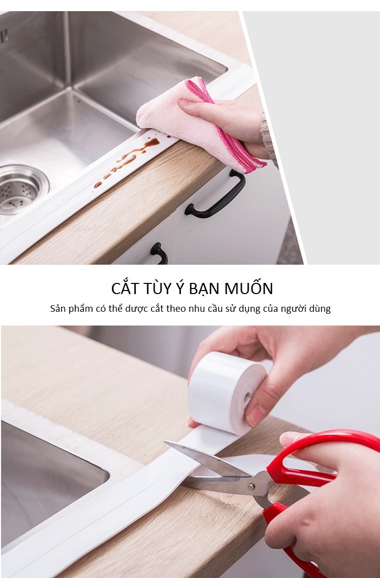 Băng keo chống thấm KINBATA Nhật Bản-Băng Keo Dán Chống Thấm Nước Trong Bếp, Nhà Vệ Sinh 3