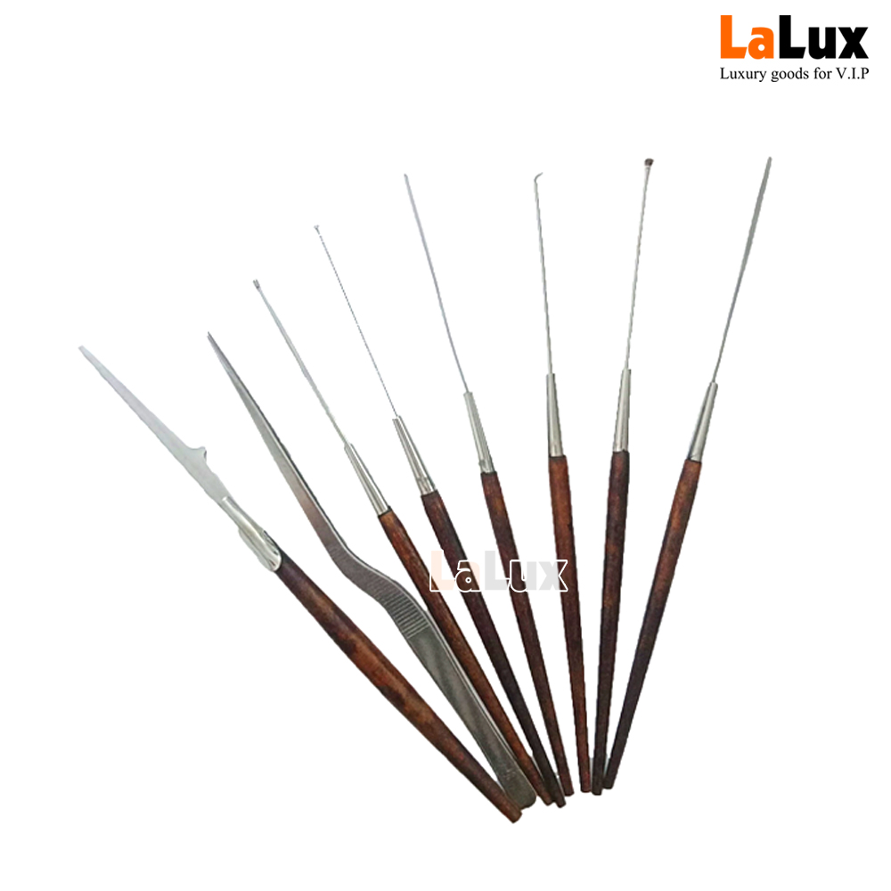 Bộ Lấy Ráy Tai Lâm Uyên 8 Món - Dụng Cụ Lấy Ráy Tai INOX - Hàng Việt Nam Chất Lượng Cao LU8