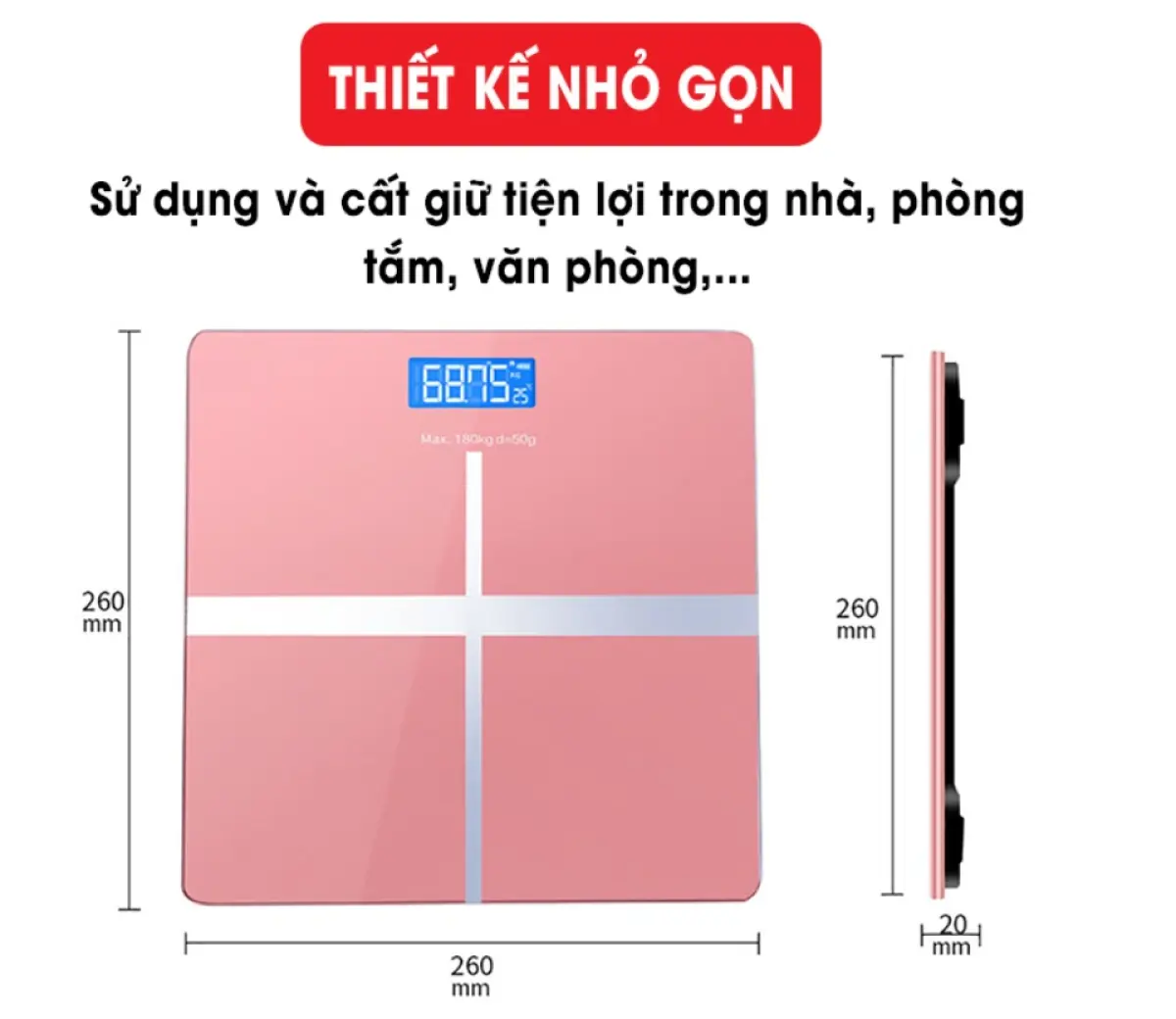 LOẠI TỐT- CÂN ĐIỆN TỬ IP MẶT GƯƠNG CHỊU LỰC ĐẾN 180KG ĐO CÂN NẶNG VÀ NHIỆT ĐỘ PHÒNG CHÍNH XÁC 100% - CÂN SỨC KHỎE GIA ĐÌNH XỊN - BỀN ĐẸP CHẤT LƯỢNG BH 1 ĐỔI 1