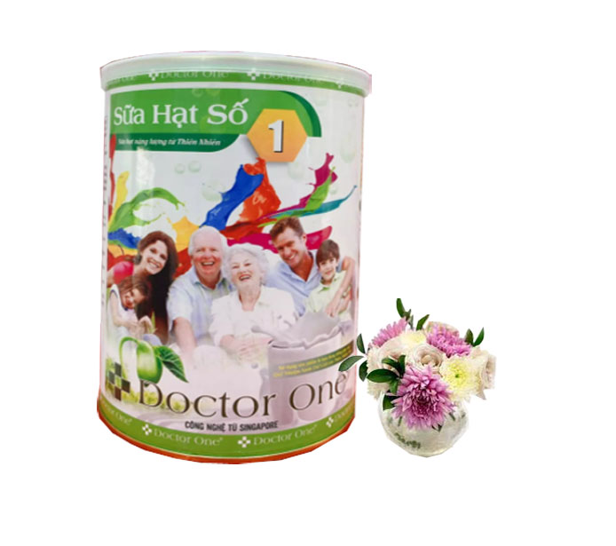 Sữa hạt số 1 Doctor One dinh dưỡng dành cho người lớn, người già, mẹ bầu, hàng chính hãng Thiên Nhiên Việt, hộp 500gram