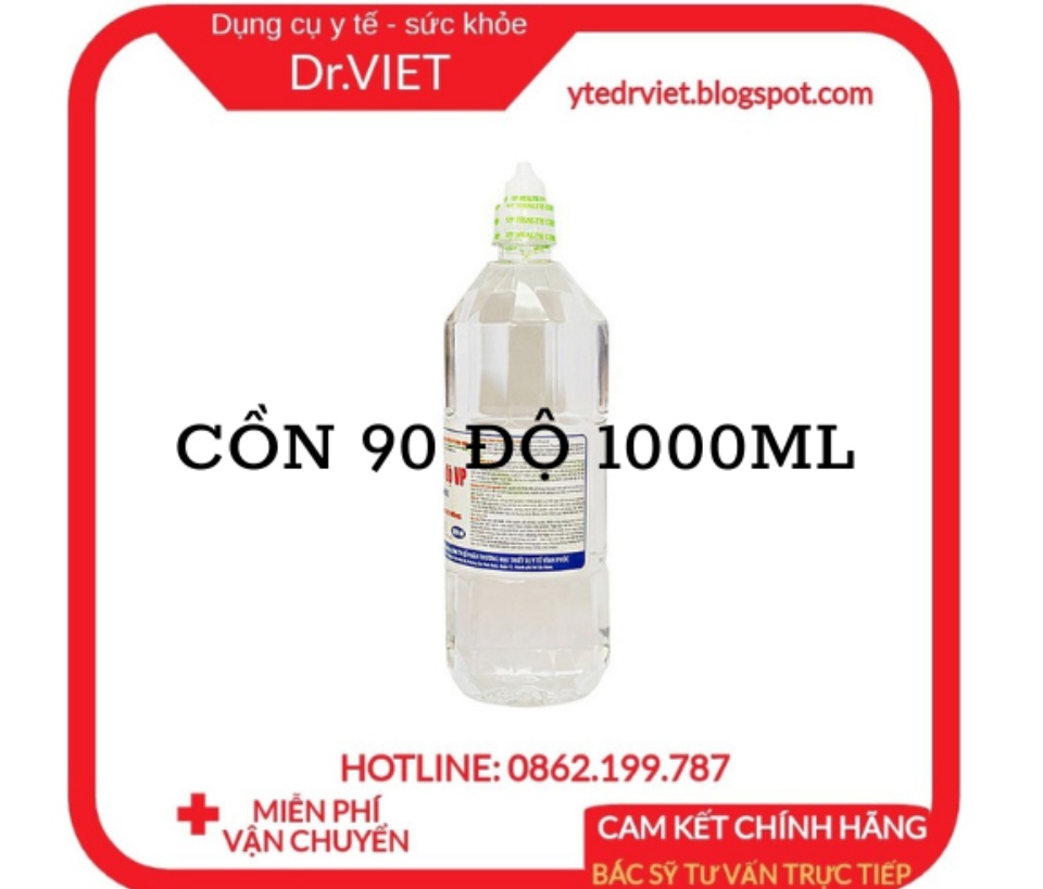 Nước ethanol 90 độ 1000ml Vĩnh Phúc, diệt khuẩn dụng cu y tế, bề mặt trong y tế.vi khuẩn, Sát trùng vết thương: sát trùng tay, các vật dụng trong gia đình, bề mặt đồ vật., Vệ sinh dụng cụ y tế, dụng cụ Drviet 62 Nước ethanol 90 độ 1000ml Vĩnh Phúc, diệt khuẩn dụng cu y tế, bề mặt trong y tế.vi khuẩn, Sát trùng vết thương: sát trùng tay, các vật dụng trong gia đình, bề mặt đồ vật., Vệ sinh dụng cụ y tế, dụng cụ Drviet